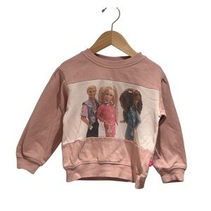 GOLDIE + ACE x Mattel Pink Barbie Crew Sweatshirt w/ Vintage Vibes - size 2